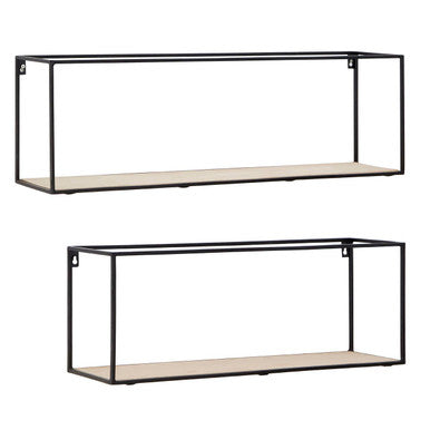Set of 2 Cuboid Wall Shelf | Brixton