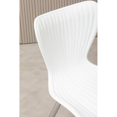 Stockholm White  Textured Dining Chair