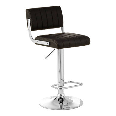 Black Channel Design Seat Bar Stool | Stockholm