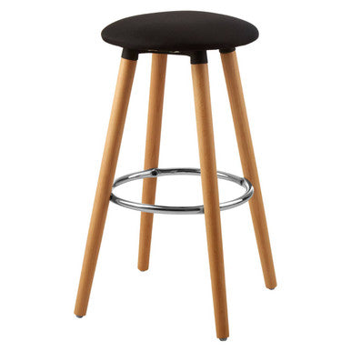 Black Round Bar Stool | Stockholm