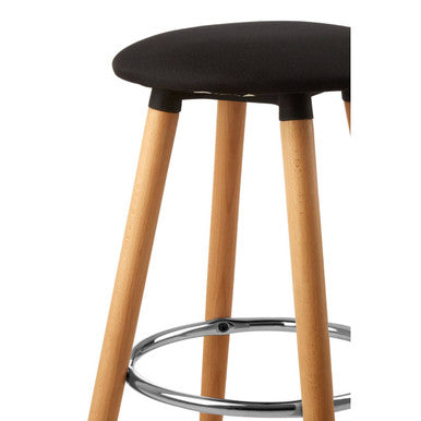 Black Round Bar Stool | Stockholm