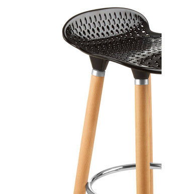 Matte Black Bar Stool | Stockholm