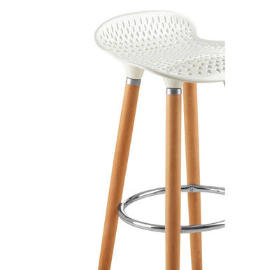 Matte White Bar Stool | Stockholm