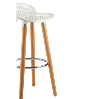Matte White Bar Stool | Stockholm