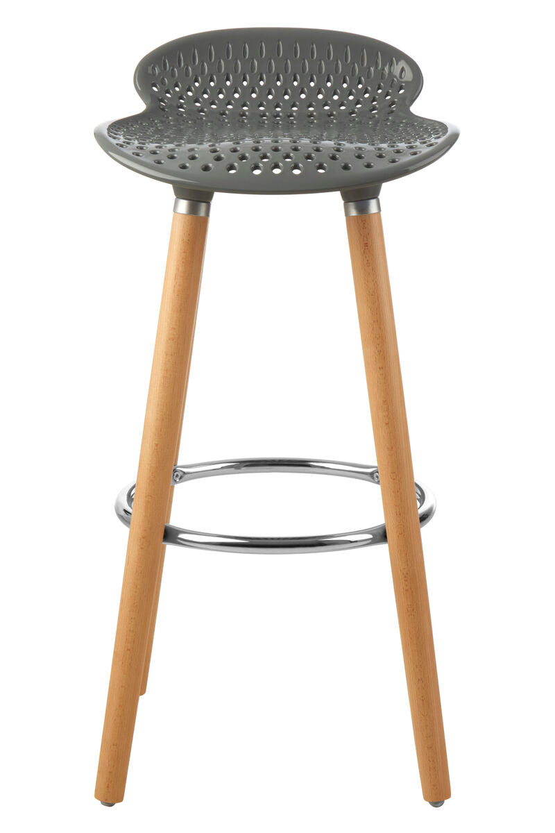 Grey Pp Seat Bar Stool | Stockholm