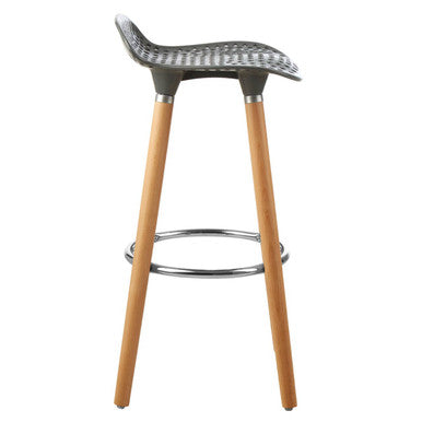 Grey Pp Seat Bar Stool | Stockholm