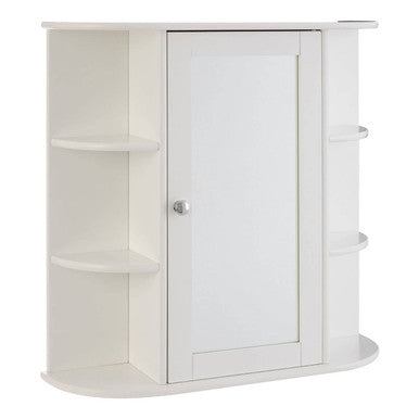 Seven Shelf Mirrored Door Bathroom Cabinet | Portland
