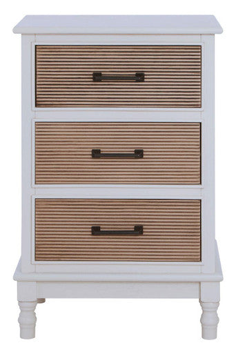 White 3 Drawer Chest | Heritage
