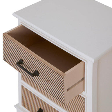 White 3 Drawer Chest | Heritage