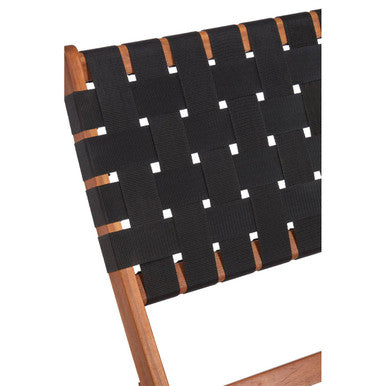 Black Woven Chair | Emilio