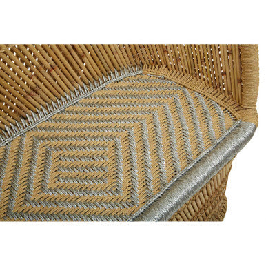 2 Seater Natural and Silver Sofa | Rowan