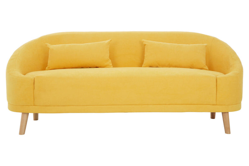 Yellow Linen Sofa | Holland