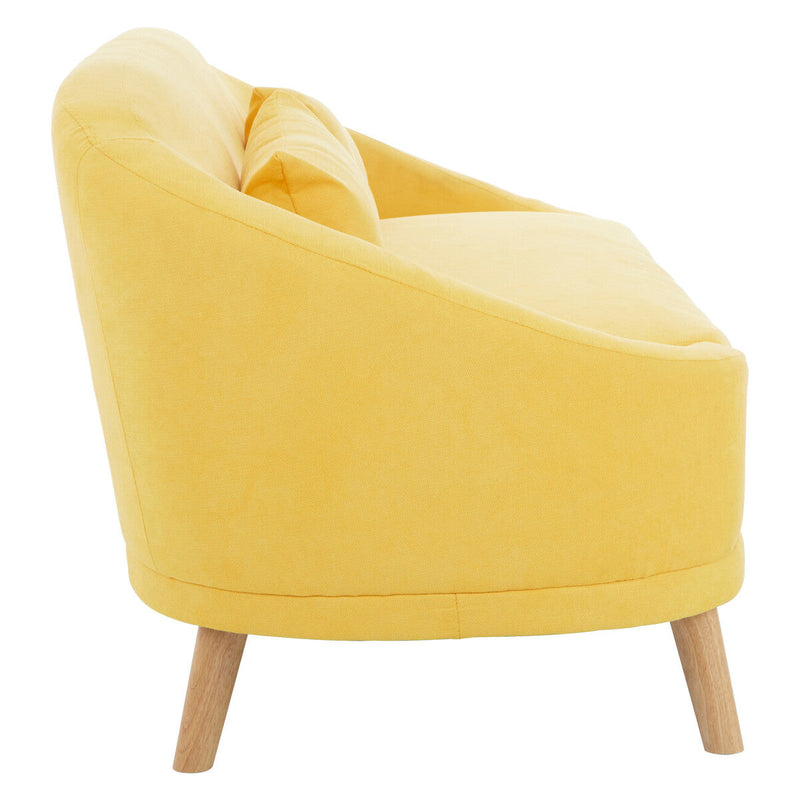 Yellow Linen Sofa | Holland