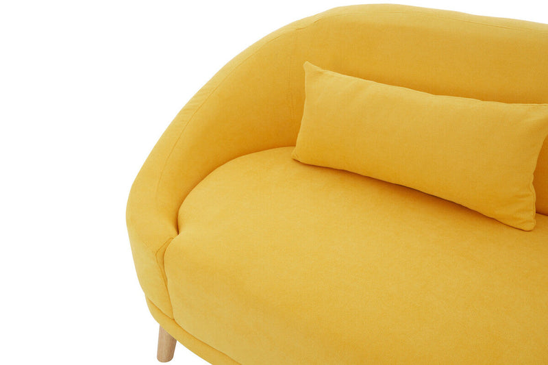 Yellow Linen Sofa | Holland