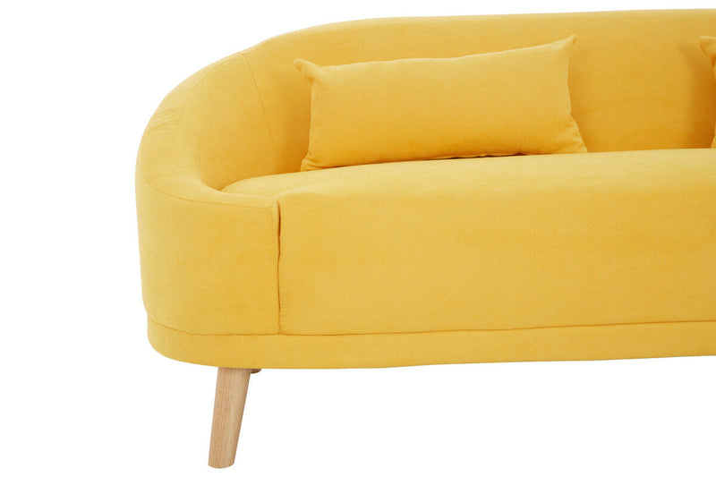 Yellow Linen Sofa | Holland