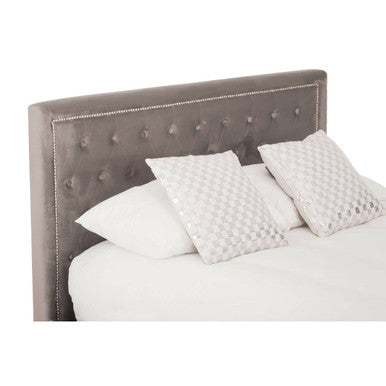 Grey Ottoman King Bed | Hannah