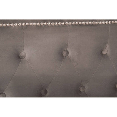 Grey Ottoman King Bed | Hannah