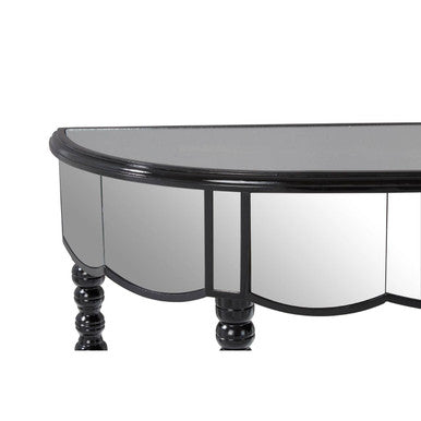 Black Mirrored Console Table | Tiffany