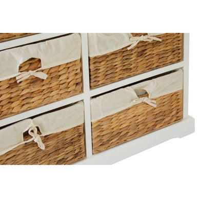 Ashby 6 Seagrass Drawer Chest.