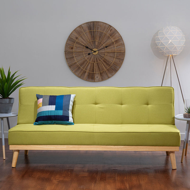 3 Seater Green Sofa Bed | Stockholm