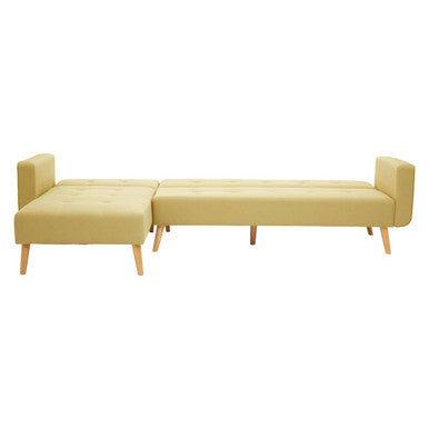 Olive Linen Corner Sofas Bed Hagen | Hansa