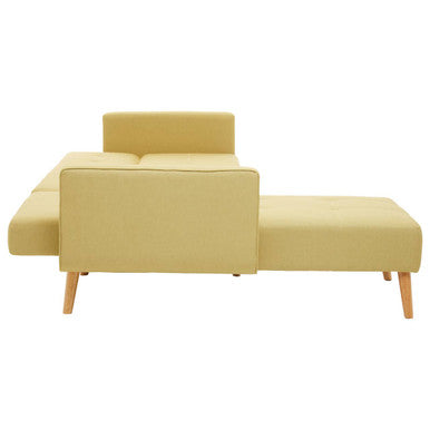 Olive Linen Corner Sofas Bed Hagen | Hansa