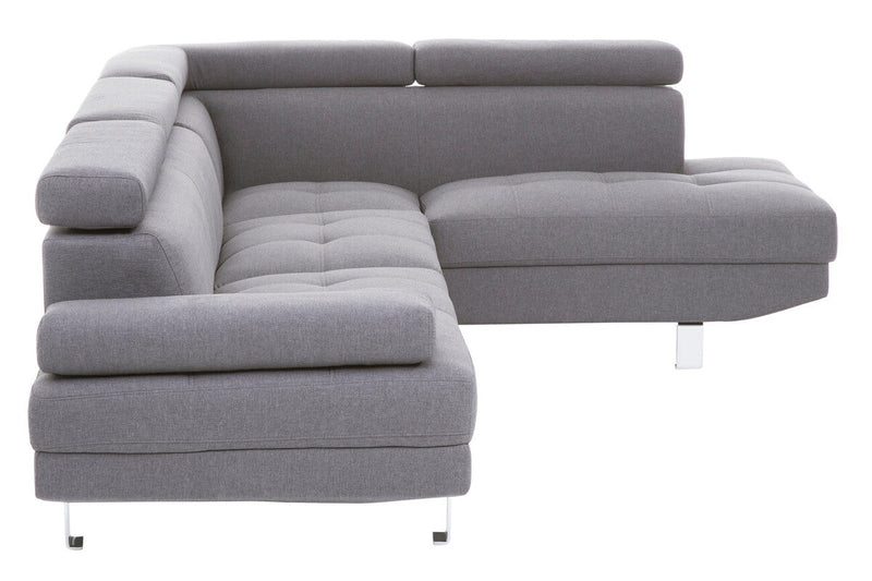 Grey Linen Corner Sofas | Hanover