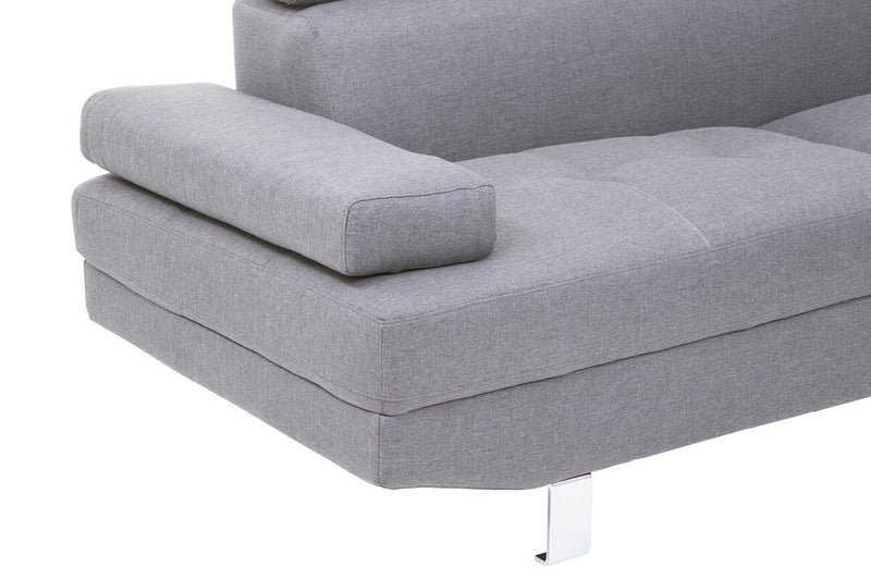 Grey Linen Corner Sofas | Hanover