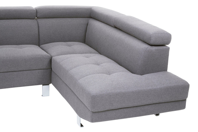 Grey Linen Corner Sofas | Hanover