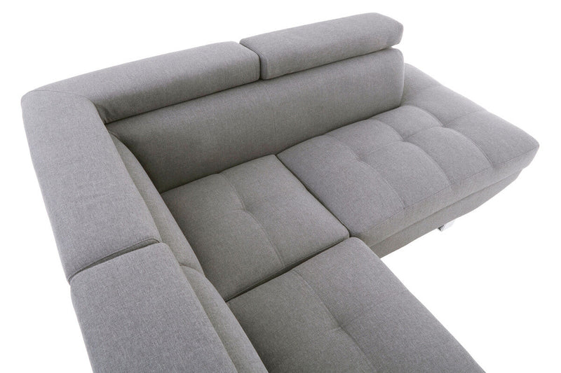 Grey Linen Corner Sofas | Hanover