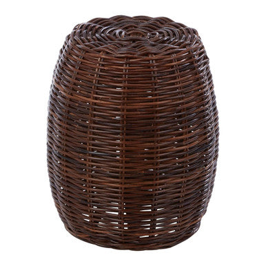 Natural Croco Rattan Stool | Maka