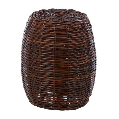 Natural Croco Rattan Stool | Maka