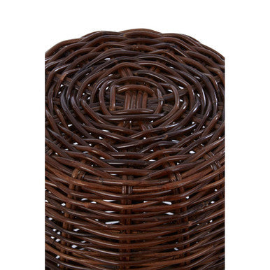 Natural Croco Rattan Stool | Maka