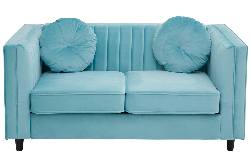 2 Seater Green Velvet Sofa | Farah