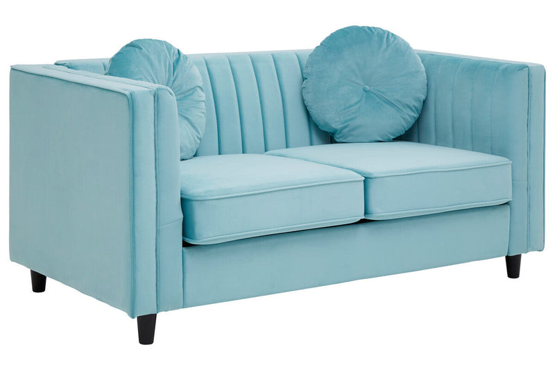 2 Seater Green Velvet Sofa | Farah
