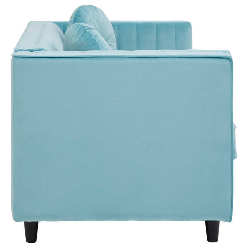 2 Seater Green Velvet Sofa | Farah