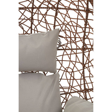 Brown Rattan Hanging Chair | Goa