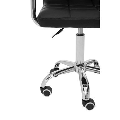 Black Home Office Chair with Swivel Base | Finn