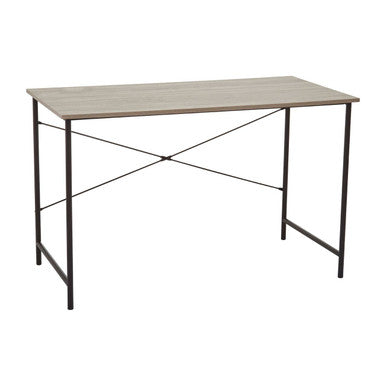 Grey Oak Veneer Effect Top Desk | Bradbury