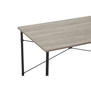 Grey Oak Veneer Effect Top Desk | Bradbury