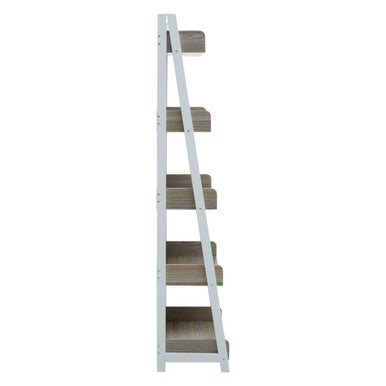 Five Tier Oak Effect Shelf Unit | Bradbury