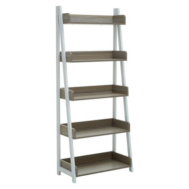 Five Tier Oak Effect Shelf Unit | Bradbury