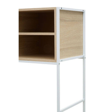 Natural Oak Veneer Effect 2 Drawer Desk | Bradbury