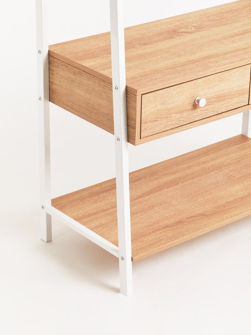 Natural Oak Effect Open Wardrobe | Bradbury