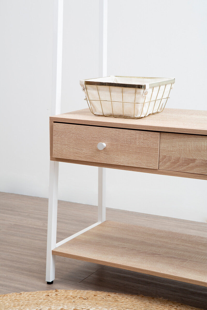 Natural Oak Effect Open Wardrobe | Bradbury