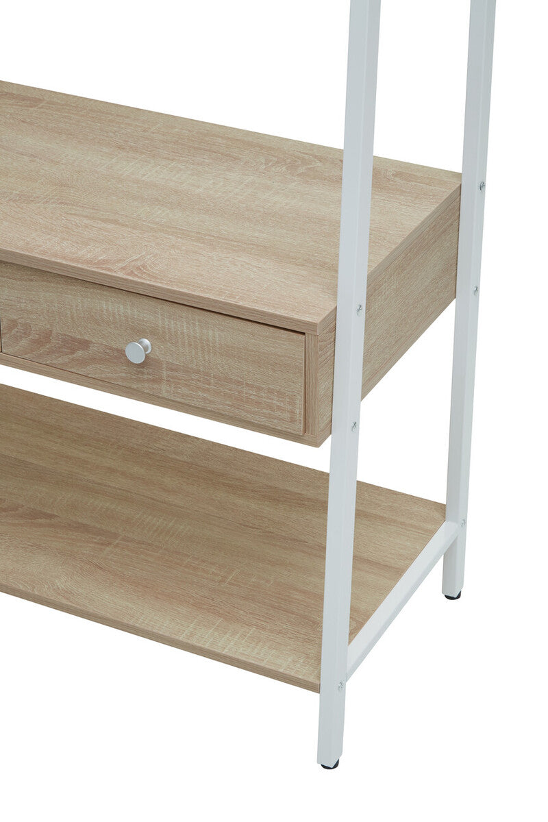 Natural Oak Effect Open Wardrobe | Bradbury