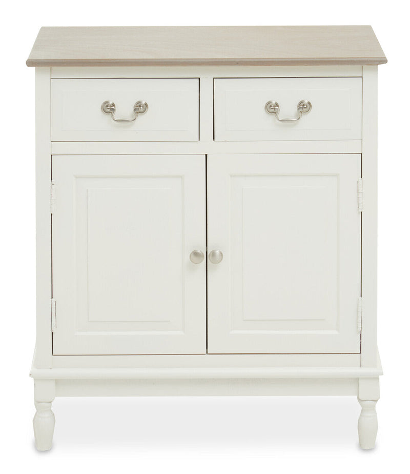 2 Drawer White Sideboard | Heritage