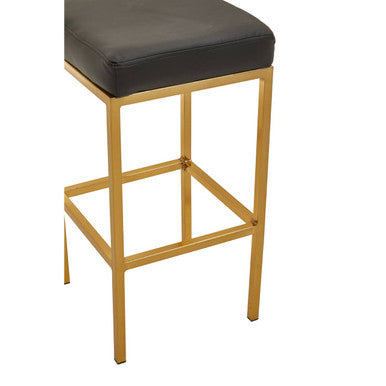 Black and Gold Finish Bar Stool | Baina
