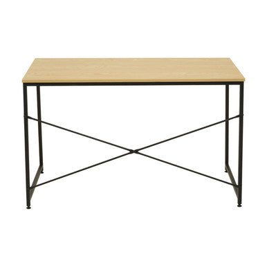 Light Oak Veneer Effect Top Desk | Laxton