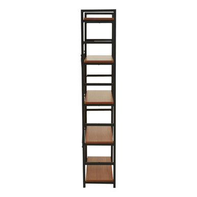 5 Tier Wood Finish Shelf Unit | Laxton